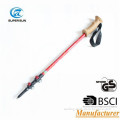 High quality Speed Lock EVA Grip Light Carbon Fiber Trekking Pole